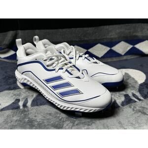 Adidas Icon 6 Bounce Baseball Cleats Fathers Day Blue Men’s size 12 GZ0453 Rare